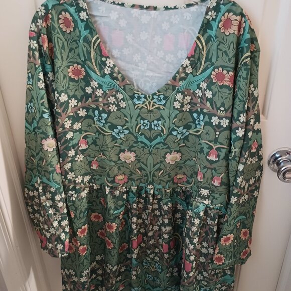 Women's 3X floral blouse - Picture 1 of 3
